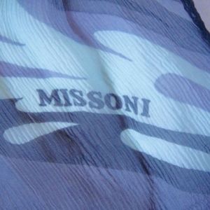 MISSONI SILK CHIFFON SCARF